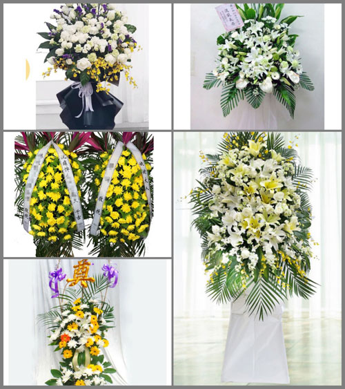 云南普洱景东县林街乡白事花篮预定